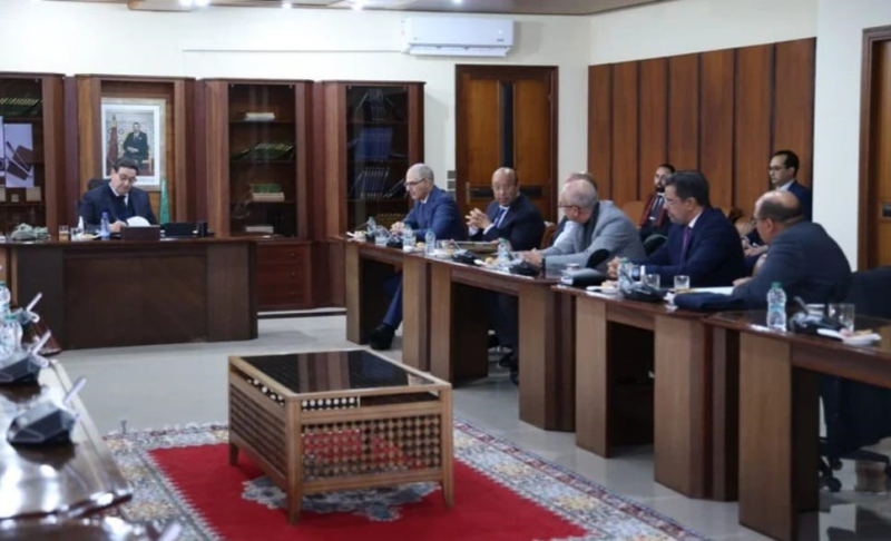 En images: le Ministre Mr Abdessamad KAYOUH reçoit une délégation de Haut Niveau des Armateurs du Maroc et du Cluster Industrie Navale du Maroc