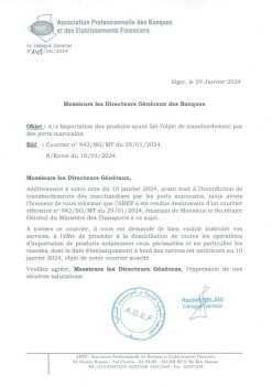 L’ABEF persiste et signe sur le boycott des ports marocains et les armateurs CMA CGM et MAERSK détournent leurs trafics à destination de l’Algérie via les ports espagnols 