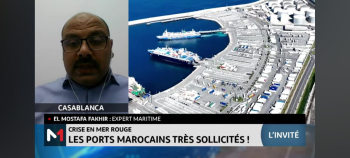 L'Expert El Mostafa Fakhir sur Medi 1 TV Afrique: "Tanger Med peut devenir le premier port Asiatique de l’Atlantique et de la Méditerranée. "